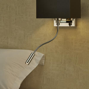 Barton Wall Lamp Knuckle Joint+ Flexi Arm Cylindrical LED Reader 